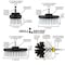 Drill Brush Power Scrubber By Useful Products 5 in W 5 in L Brush, White W-S-542CO-QC-DB - alternate 4